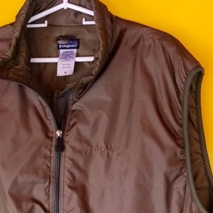 Patagonia vest men's XL brownish green